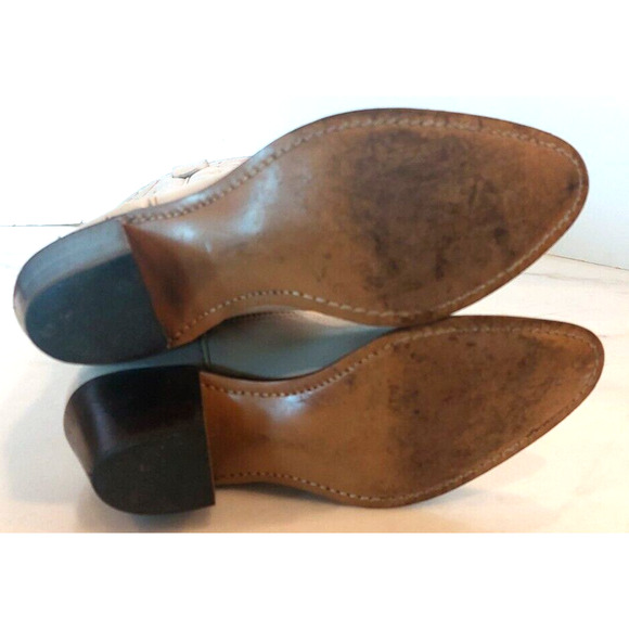 Wrangler Cream Embroidered Heeled Boots - Picture 7 of 11